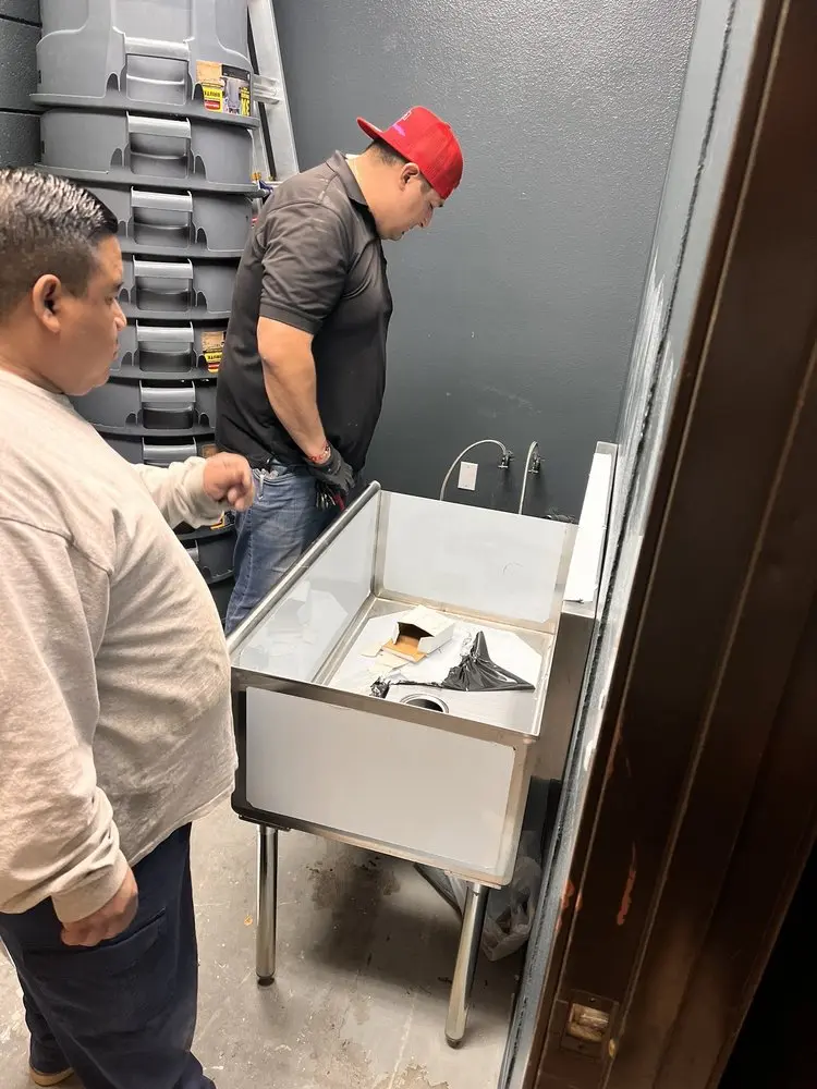 Commercial plumbing and sink installation in Paintersville